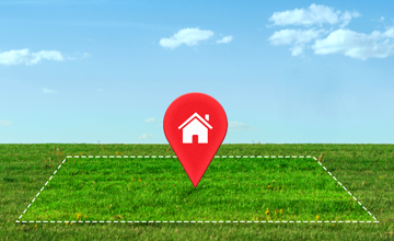 Open land and plotted development